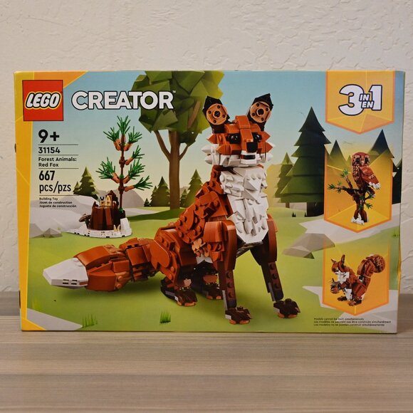 LEGO CREATOR: Forest Animals: Red Fox (31154) 3 in 1 - Picture 4 of 8